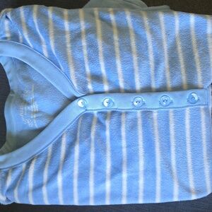 Croft & Barrow Light Blue Microfleece Pajama Set